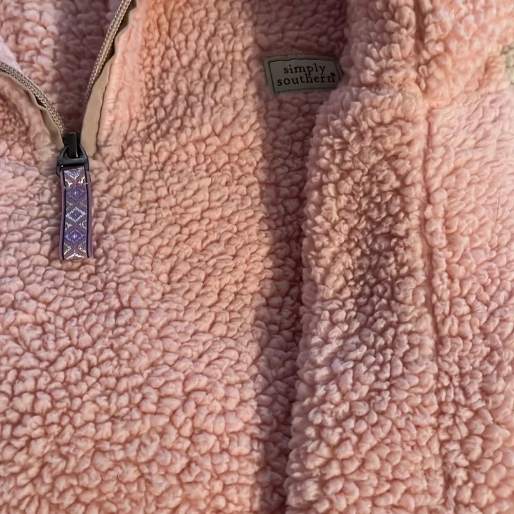 HP Simply Southern M Sherpa Peach Jacket - Picture 4 of 16
